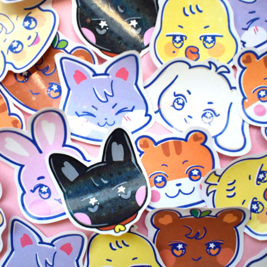 ANITEEZ holográficos $7 c/u